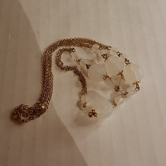 Gold tone necklace  j271 - Picture 5 of 5